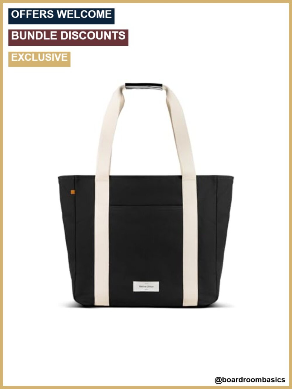 Native Union Recycled Polyester Laptop Tote 16L